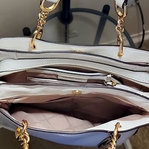 Michael Kors Lillie Medium White Handbag